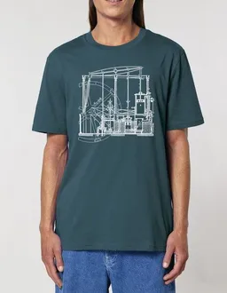 UNIPOLAR UNIPOLAR Maschinenbau T-Shirt | Dampfmaschine – Produktbild 1 von 1