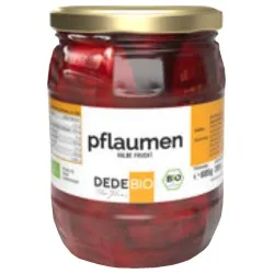 DEDEBIO Pflaumen im Glas – Produktbild 1 von 1