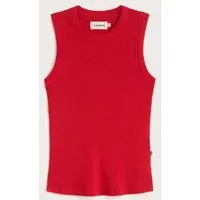 thinking mu thinking mu Tank Top gerippt - Juliette Top - aus Biobaumwolle, Clavel, – Produktbild 2 von 5