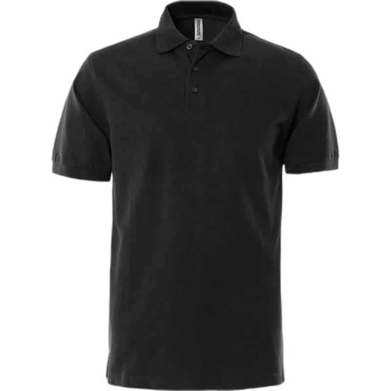 Fristads Polo-Shirt Fristads 1724 PIQ, Schwarz, – Produktbild 2 von 2