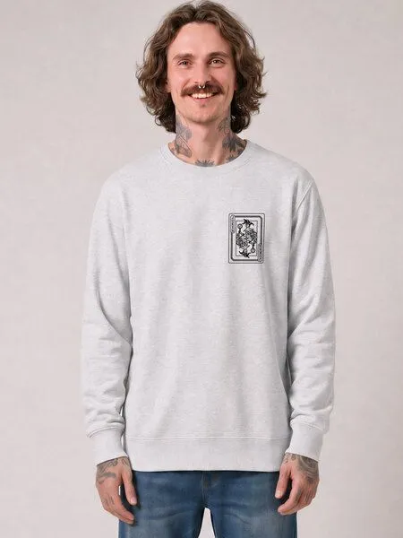 watapparel watapparel Sweatshirt Unisex Joker, Cool heather grey, – Produktbild 2 von 2