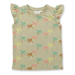 Sense Organics Sense Organics Mädchen T-Shirt mit Palmen, Modell NANA – Produktbild 1 von 1