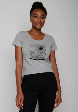 GreenBomb GREENBOMB Nature Buddies Loves - Lässiges T-Shirt aus Bio-Baumwolle / hochwertiger Print / GOTS / Fair & Vegan – Produktbild 1 von 1