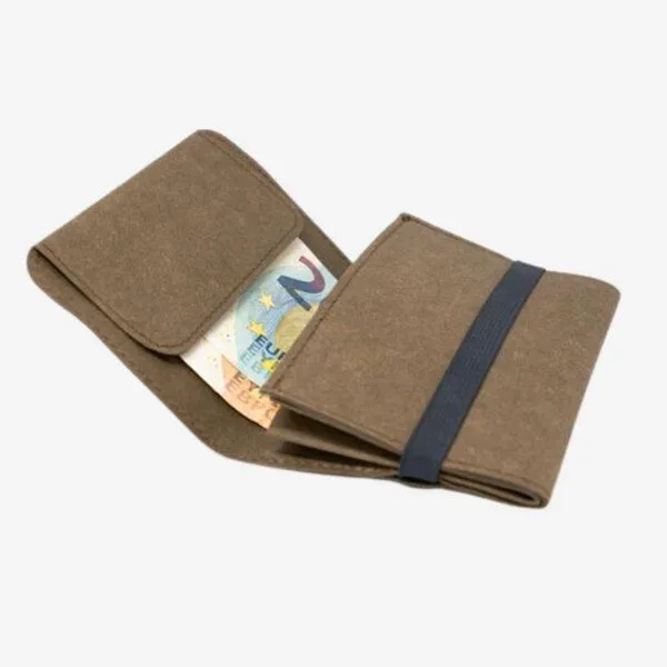 ANDERS & KOMISCH ANDERS & KOMISCH Geldbörse mittelgroß Braun - KOMPAKT, Grau, – Produktbild 3 von 4