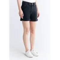 Evermind Evermind Women's Mom Shorts-WN3010, Carbon gray, – Produktbild 1 von 1