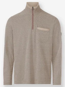 marco donati Langarmshirt sesam-meliert – Produktbild 1 von 1