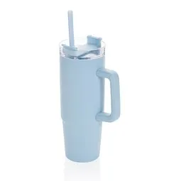 XD Collection XD Collection Tana Becher aus RCS recyceltem Kunststoff mit Griff 900ml, Hellblau, – Produktbild 1 von 1