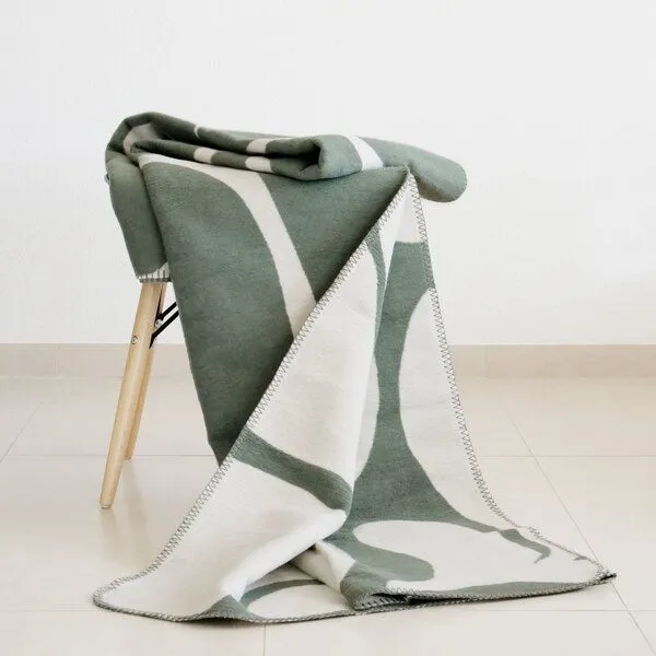 RIEMA Germany RIEMA Germany XL-Kuscheldecke aus Baumwolle BJÖRK, Grün, – Produktbild 4 von 4