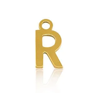 ELEKTROPULLI ELEKTROPULLI Feine Glieder Kette in 3 Längen mit Initial Anhänger (ca. 9 x 5mm), Gold, – Produktbild 8 von 8