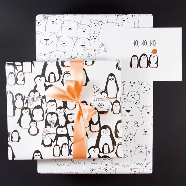 Bow & Hummingbird Bow & Hummingbird Geschenkverpackungs-Set "Frostige Freunde" – Produktbild 1 von 4
