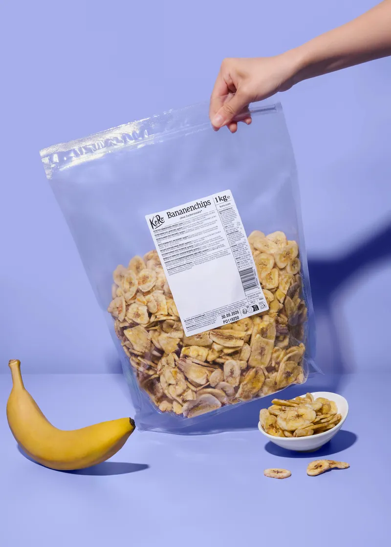 KoRo Bananenchips ohne Zuckerzusatz | 1 kg – Produktbild 4 von 5