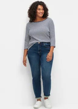 sheego Skinny Jeans dark blue denim – Produktbild 1 von 1