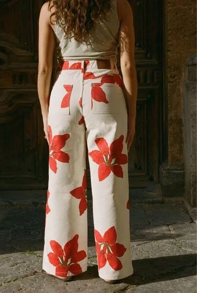 Nénés Nénés Jean Talulah – Blumenmuster, Blumenmuster, – Produktbild 1 von 5