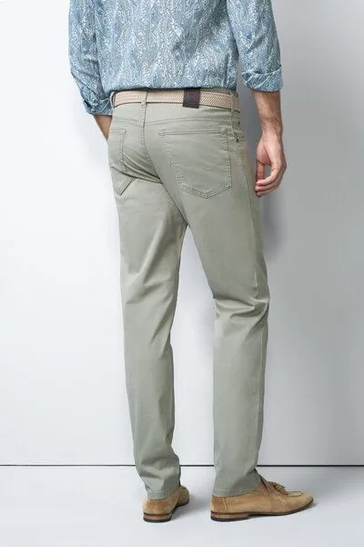 M 5 BY MEYER M 5 BY MEYER Five Pocket im Mikro Print, Grün (salbei), – Produktbild 4 von 6