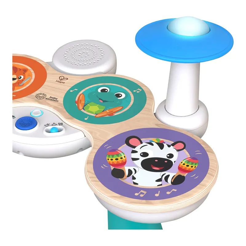 Hape Hape Baby Einstein Schlagzeug Together in Tune Drums™, Mehrfarbig, – Produktbild 2 von 3