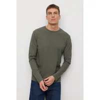 recolution Recolution Herren vegan Langarmshirt Maca Dunkelkhaki – Produktbild 1 von 1