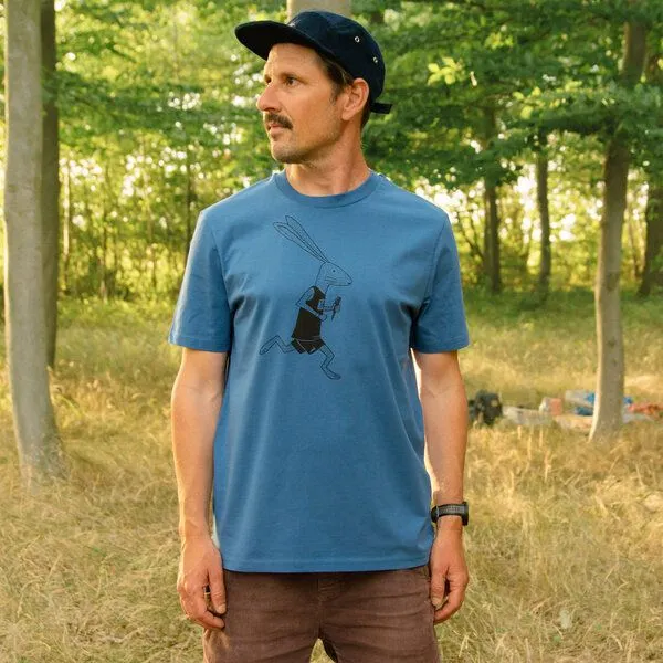 Cmig Cmig Laufhase T-Shirt Herren, Mindful blue (blau), – Produktbild 1 von 5
