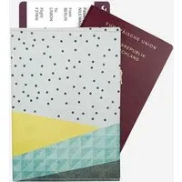 paprcuts paprcuts RFID Reisepasscover, Kopenhagen (gelb blau), – Produktbild 1 von 1