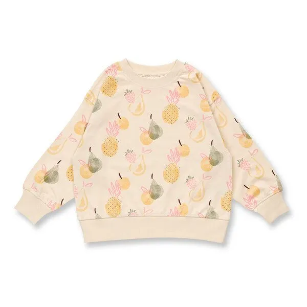 Sense Organics Sense Organics Kinder Sweatshirt mit Früchtedruck, Modell DARI, Früchtedruck, – Produktbild 1 von 3