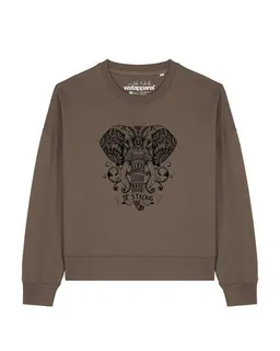 watapparel watapparel Sweatshirt Frauen Mandala Elephant – Produktbild 1 von 1