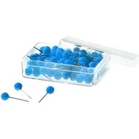 100 Stk. Moderationsnadeln blau 6x15 mm – Produktbild 1 von 1