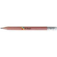 FSC-zertifizierter Bleistift 6-eckig 9,75 cm mit Radiertip, natur – Produktbild 1 von 1