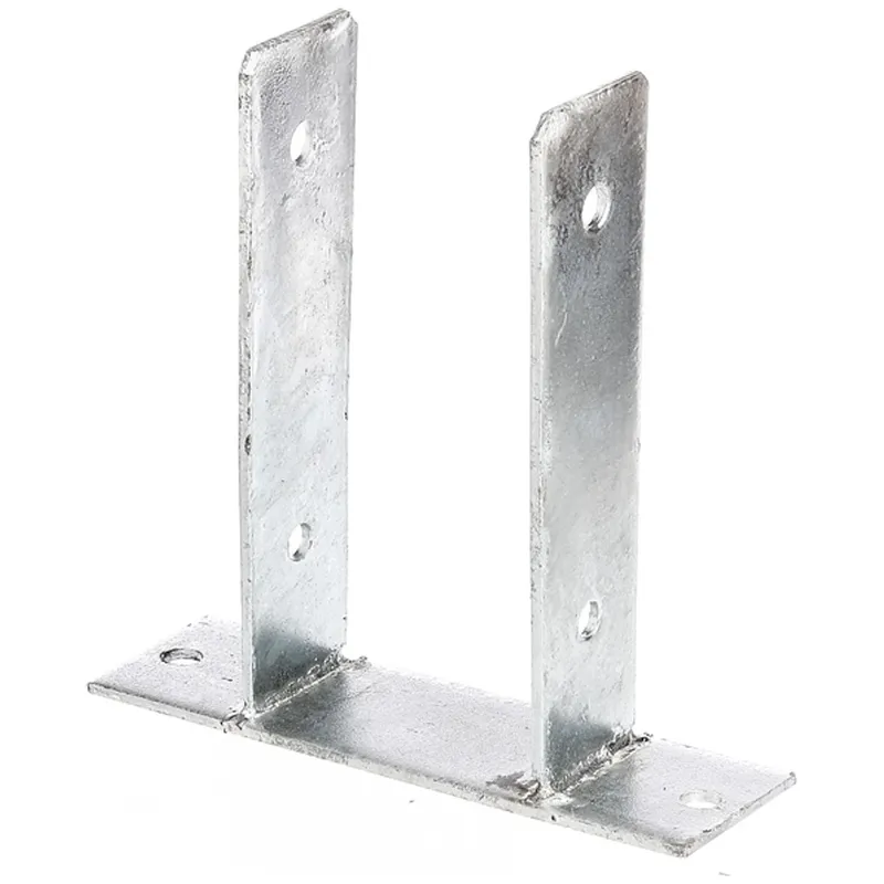 Alberts ALBERTS U-Pfostenträger, feuerverzinkt, z.Aufschrauben, BxH 91x200 mm – Produktbild 1 von 1