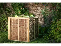 Hochbeet aus Kiefer und Weide, Bausatz B 80 x T 80 x H 80 cm, Grundelement – Produktbild 1 von 1