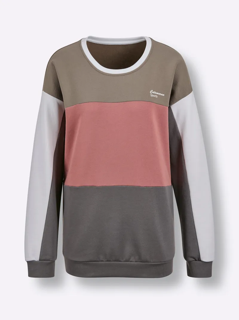 Catamaran Sports Sweatshirt anthrazit-rosenholz, Anthrazit-rosenholz, – Produktbild 1 von 2