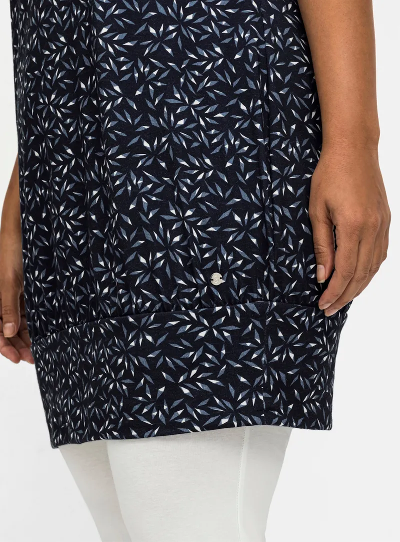 sheego Freizeitkleid, Marine bedruckt, – Produktbild 2 von 2