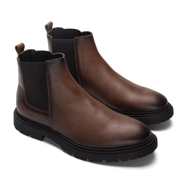 Nae Vegan Shoes Nae Vegan Shoes NAE LUKAS - vegane, Chelsea Stiefellette, Braun, – Produktbild 2 von 4