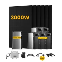 EcoFlow EcoFlow Stream Ultra, All-in-One Speicher für Balkonkraftwerke, mit 6 x 500 Bifaziale Solarmodule, by Powerness (deal) - Stream Ultra + 5 x Stream AC Pro | 11520Wh / 1 x Smart Meter / Selbstabholung – Produktbild 1 von 1