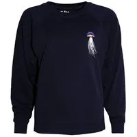 FÄDD FÄDD Damen Sweatshirt Pullover Bio-Baumwolle Kwalle PäP Bätwing Navy Blau – Produktbild 1 von 1