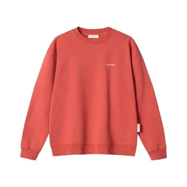 SALZWASSER FONTE – Sweater (Damen) aus 100% Bio-Baumwolle (GOTS) von SALZWASSER, Rot, – Produktbild 1 von 3