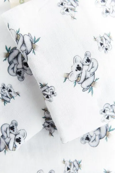 Hello Mama Hello Mama Bio Mulltuch Koala 120cm x 120cm – Produktbild 3 von 4
