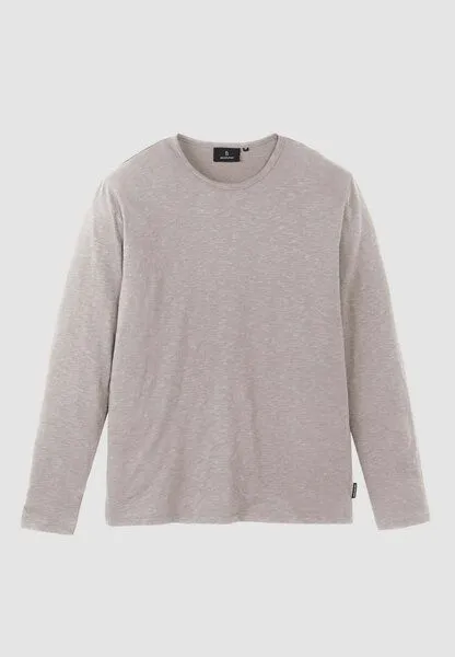 recolution Herren Slub Longsleeve aus Bio-Baumwolle - MACA - recolution, Greige (grau), – Produktbild 2 von 4