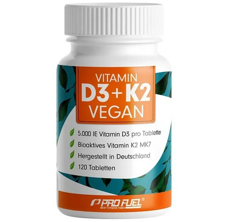 ProFuel ProFuel Vitamin D3 + K2 | 120 Tabletten – Produktbild 1 von 3