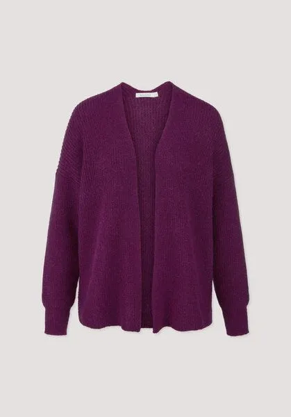 hessnatur hessnatur Strick Jacke Oversize aus reinem Alpaka, Helles fuchsia, – Produktbild 4 von 4