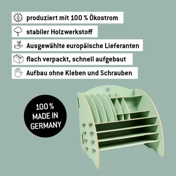 WERKHAUS WERKHAUS Big Organizer, Grasgrün, – Produktbild 5 von 6