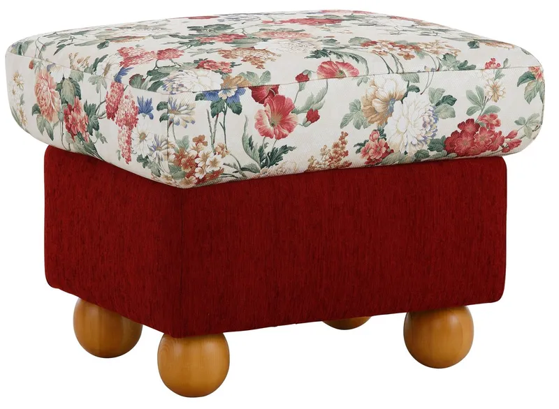 Home affaire Hocker Milano, Rot, – Produktbild 3 von 8
