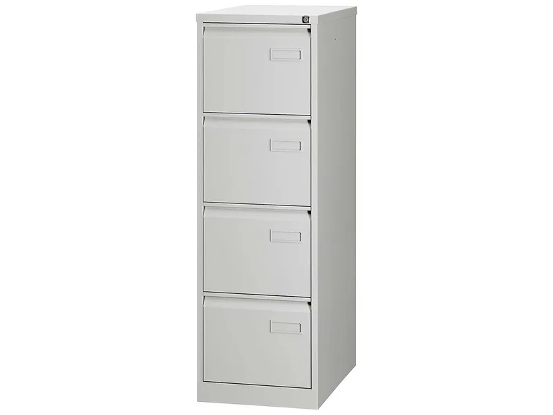 BISLEY Light BISLEY Light Hängeregistraturschrank 4S 1-bahnig lichtgrau RAL 7035 – Produktbild 1 von 1
