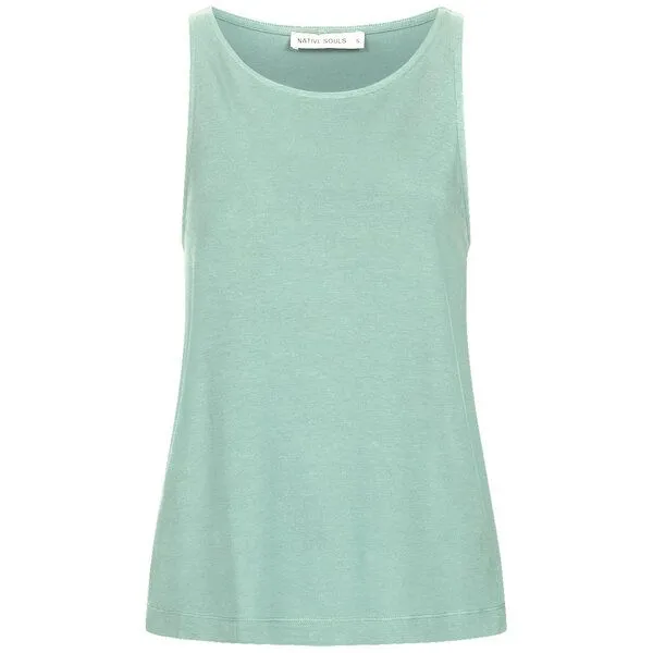 NATIVE SOULS NATIVE SOULS Lyocell Classic Top Damen, Blue lagoon, – Produktbild 1 von 1