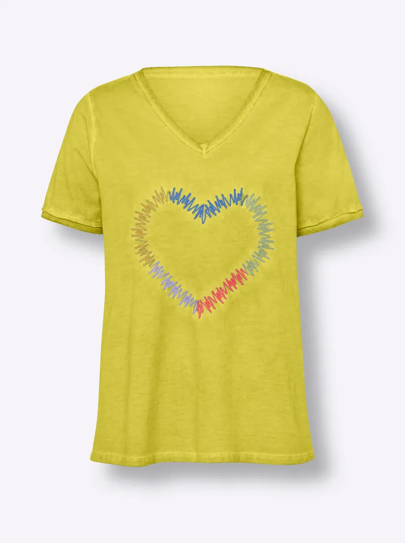 heine T-Shirt limone, Limone, – Produktbild 1 von 2