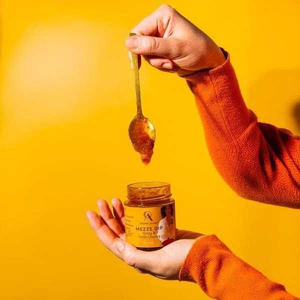 Aroma Olymp Aroma Olymp Bio Mezze Dip - Honey & Garlic Chutney – Produktbild 2 von 3