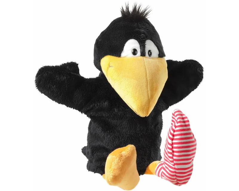 Heunec Heunec Handpuppe Rabe Socke, Schwarz, – Produktbild 1 von 2