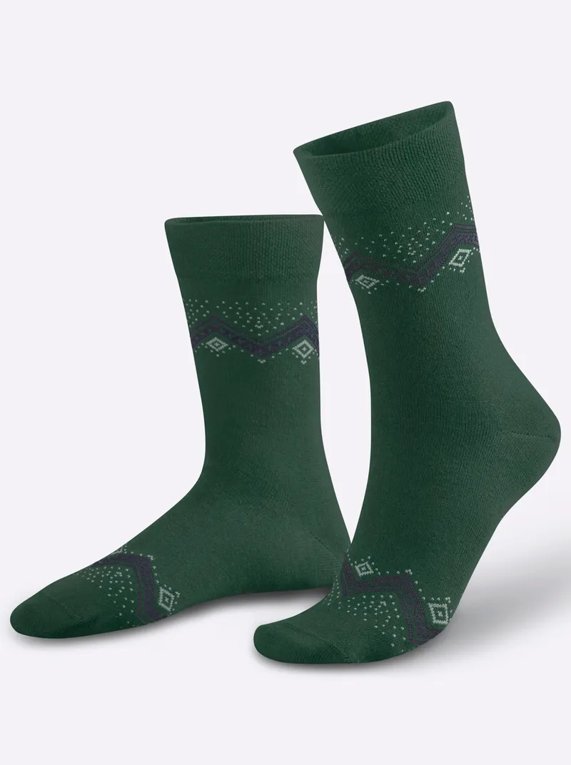 wäschepur Socken grün, Grün, – Produktbild 2 von 3
