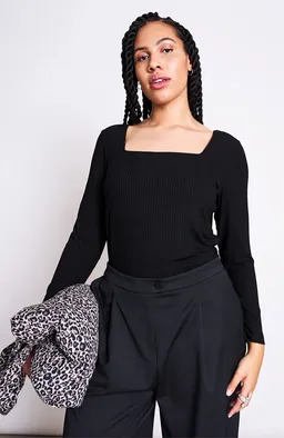 JAN N JUNE JAN 'N JUNE Damen vegan Top Fria Schwarz – Produktbild 1 von 1