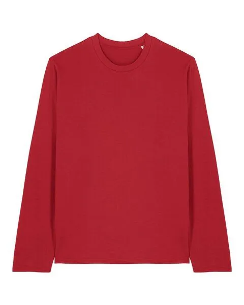 Kultgut Kultgut Langarmshirt - Gerader weiterer Schnitt aus 100% Biobaumwolle, Rot, – Produktbild 1 von 3