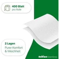 Satino by WEPA Satino by WEPA Satino GreenGrow Toilettenpapier Kleinrollen 40x400 – Produktbild 1 von 1