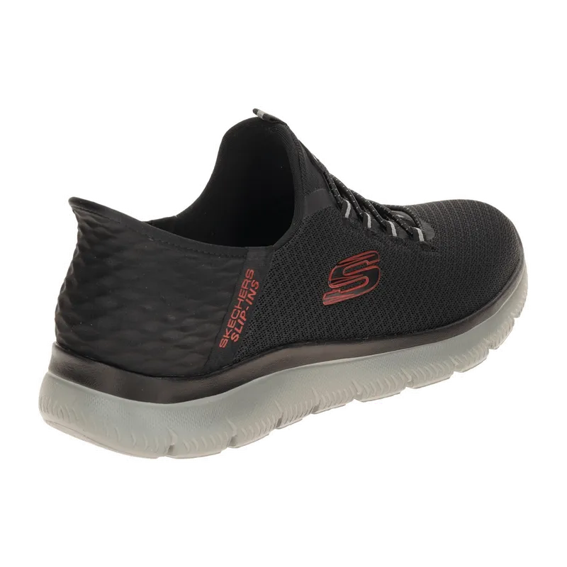 Skechers Skechers Summits Schuhe schwarz rot SLIP-INS 232457 für Herren, schwarz, Größe 46 EU, Schwarz, – Produktbild 5 von 8